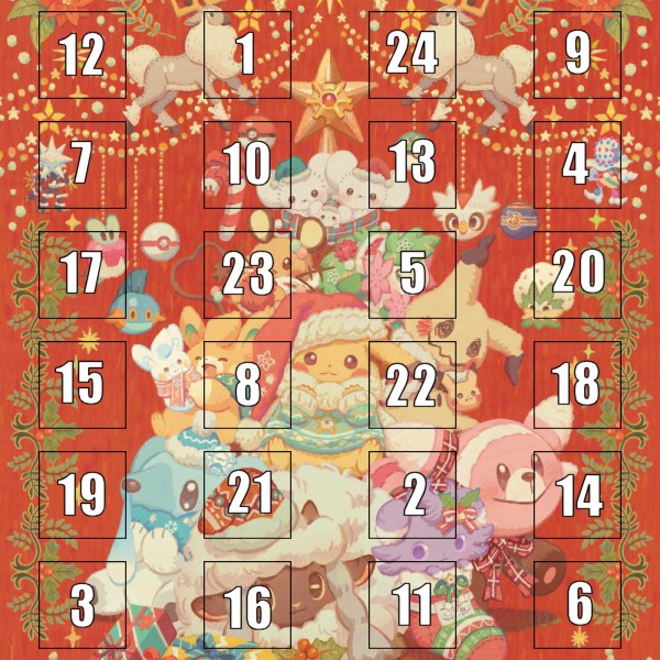 Serebii net #39 s Official Advent Calendar